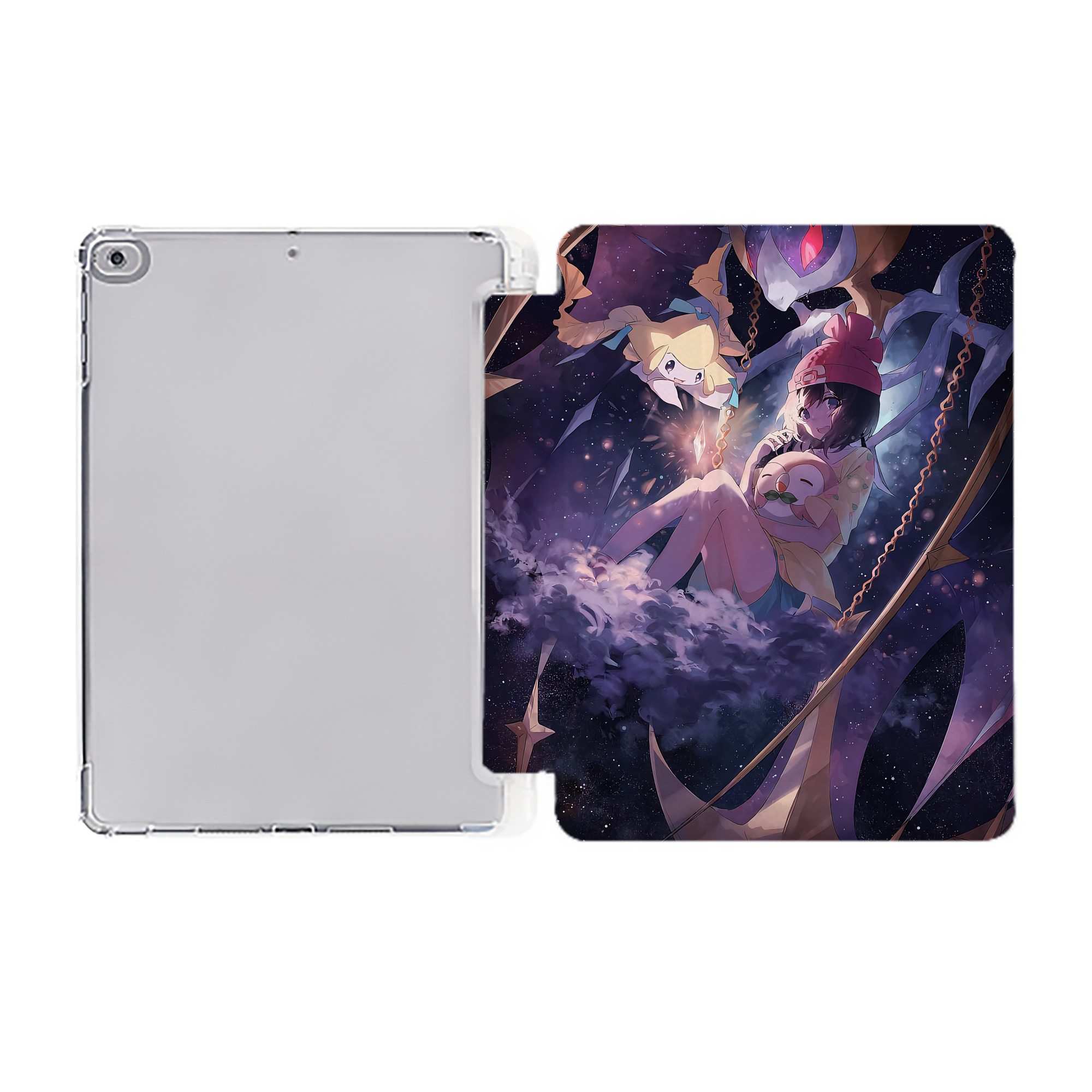 （画像用） ポケットモンスター Pokémon IPad ケース ペン収納付き 三つ折りスタンド PUレザー×シリコン 対応機種9.5/10.5/10.9インチ
